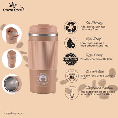 Stainless Vacuum Coffee Cup Haven Hives