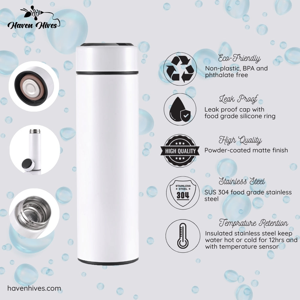 Smart LED Temperature Display Bottle
