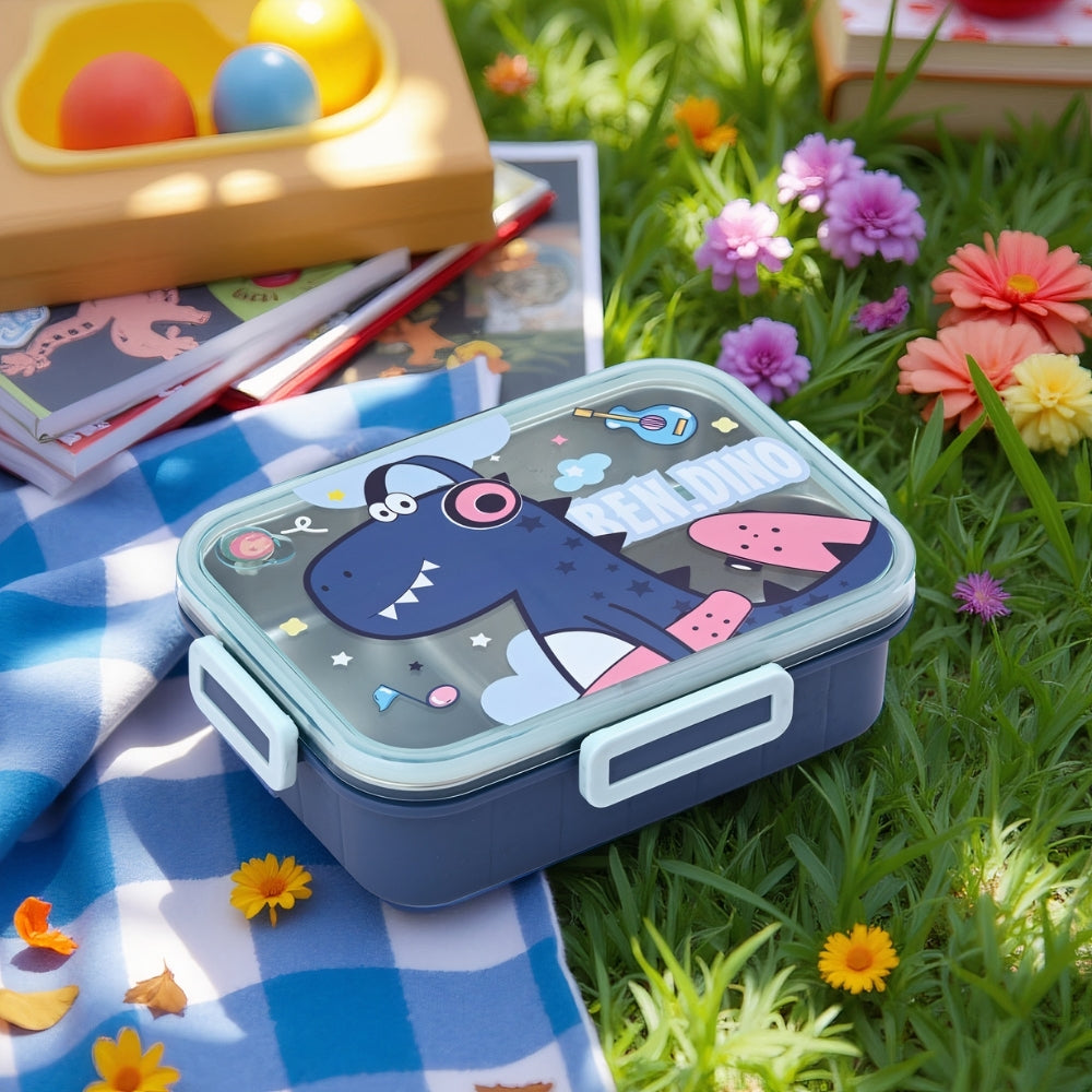 3 Compartment Dino Unicorn Lunch Box