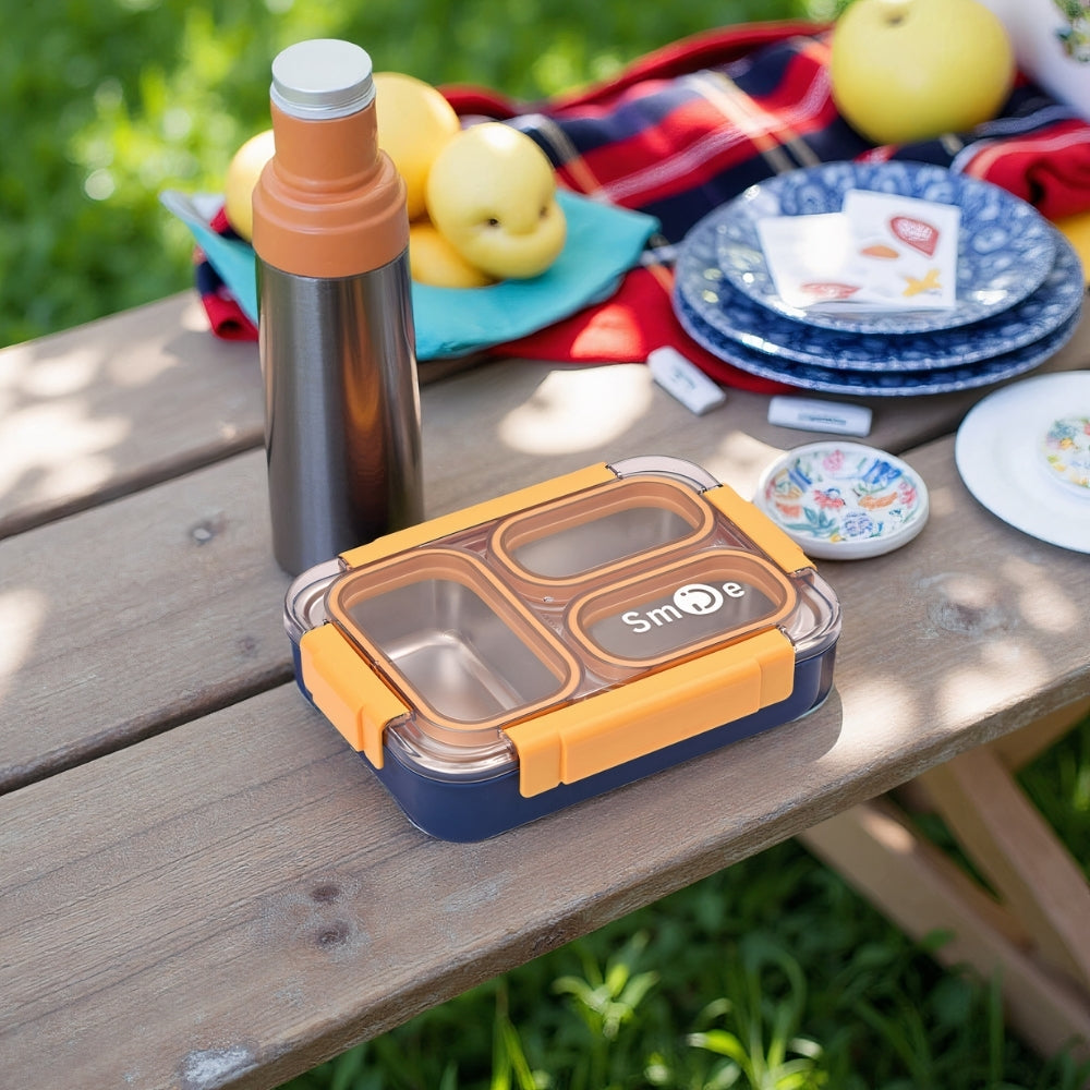 3 Compartment 100% Seal-Proof Lunch Box