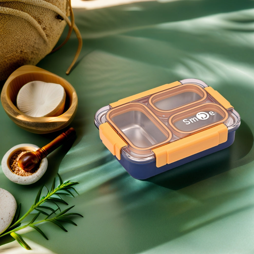 3 Compartment 100% Seal-Proof Lunch Box