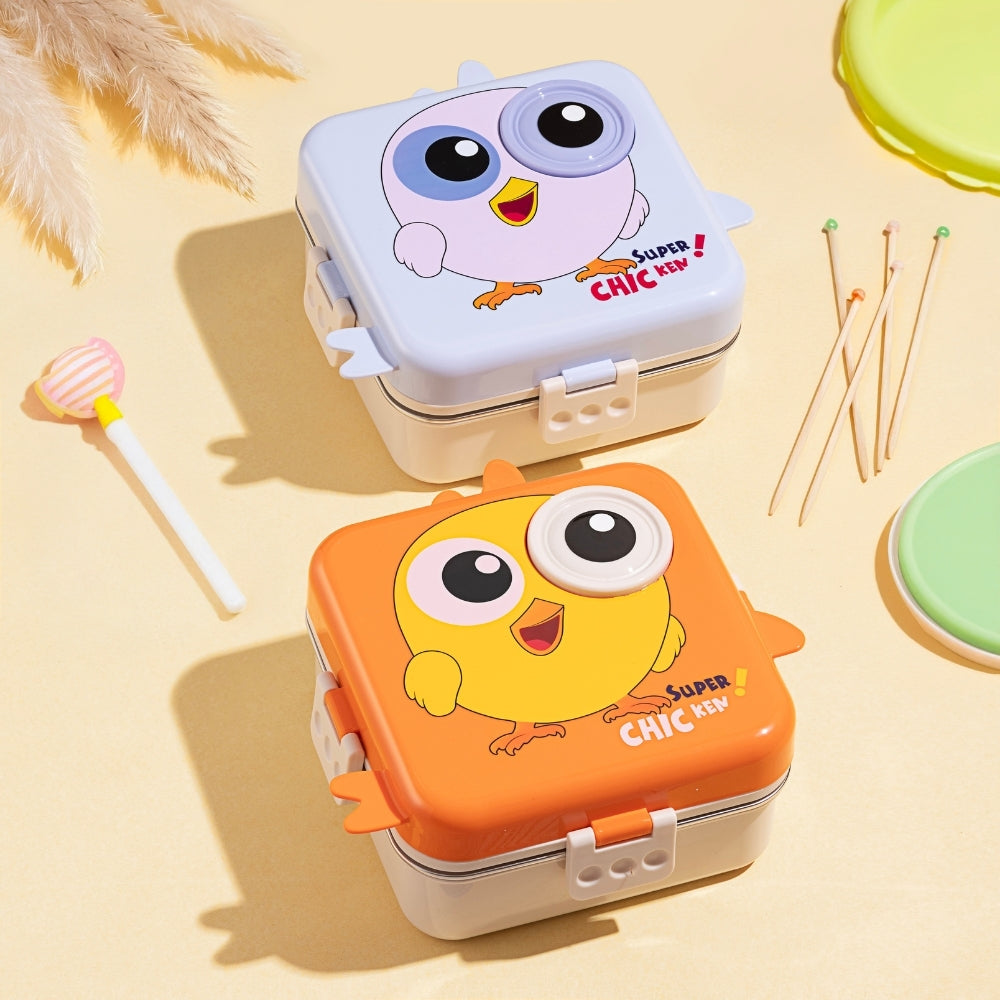 Chicken Square Stainless Steel Lunch Box