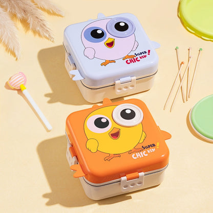 Chicken Square Stainless Steel Lunch Box Haven Hives