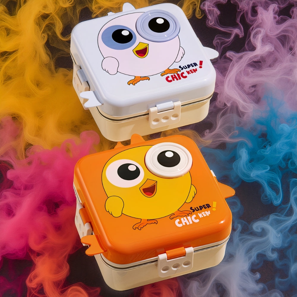 Chicken Square Stainless Steel Lunch Box